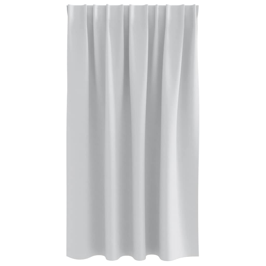 Verdunkelungs-Vorhänge mit Ringen 2 pcs Beige 140 x 140 cm
