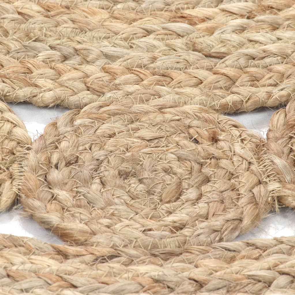 Bereichsteppiche Natur Ø 120 cm Jute