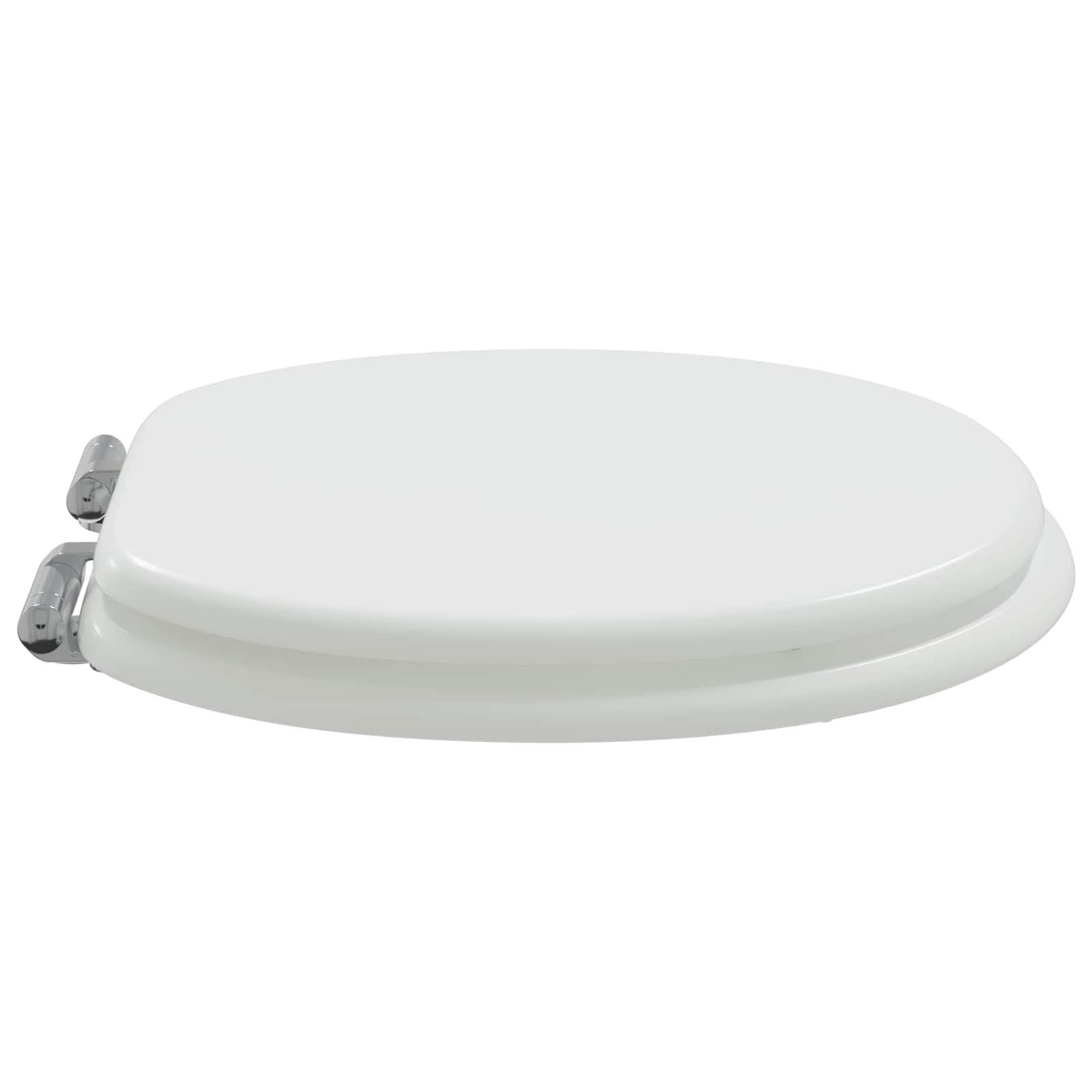 Toilettensitz MDF Deckel Schlichtes Design Weiß