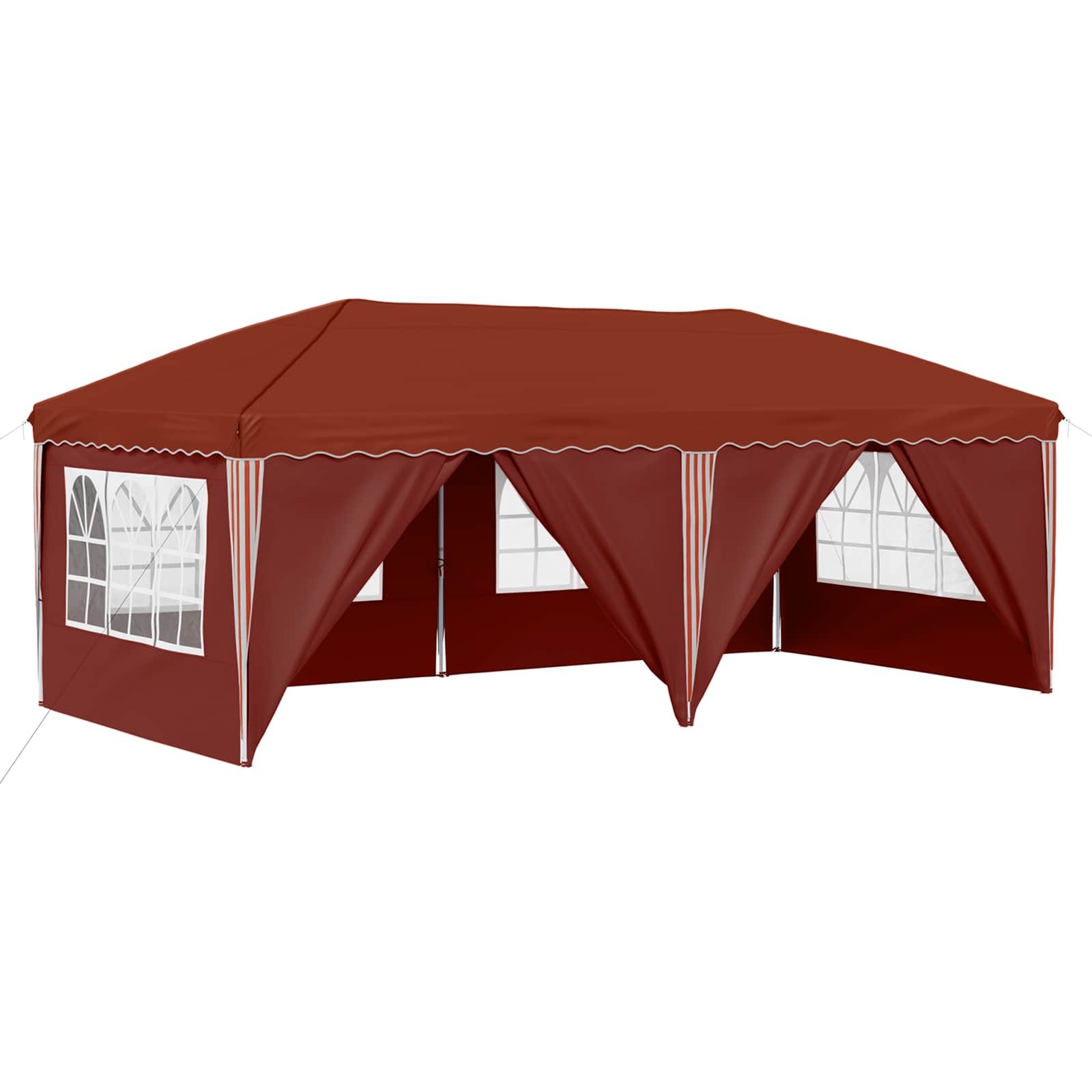 Pop-up Partyzelt 575 x 290 x 245 cm Creme