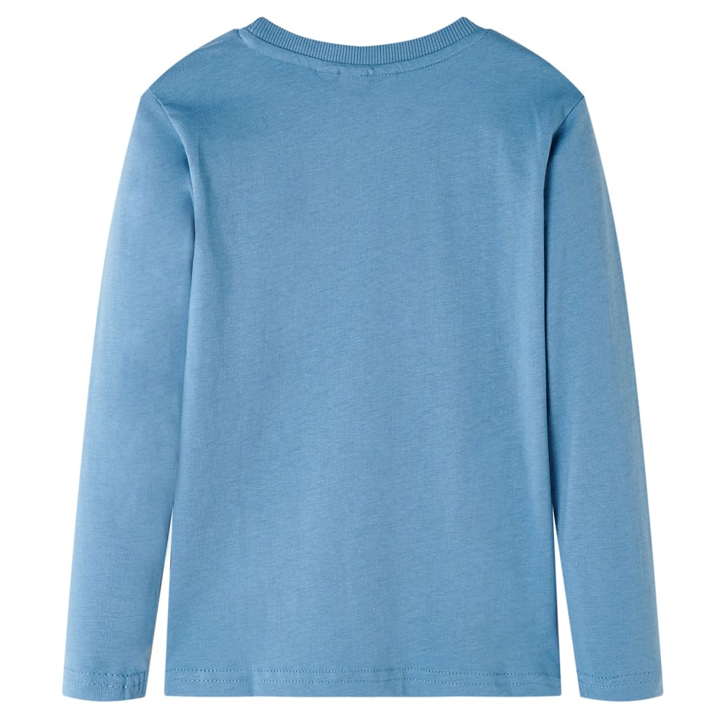 Kinder-Langarmshirt Dunkelgrün 92