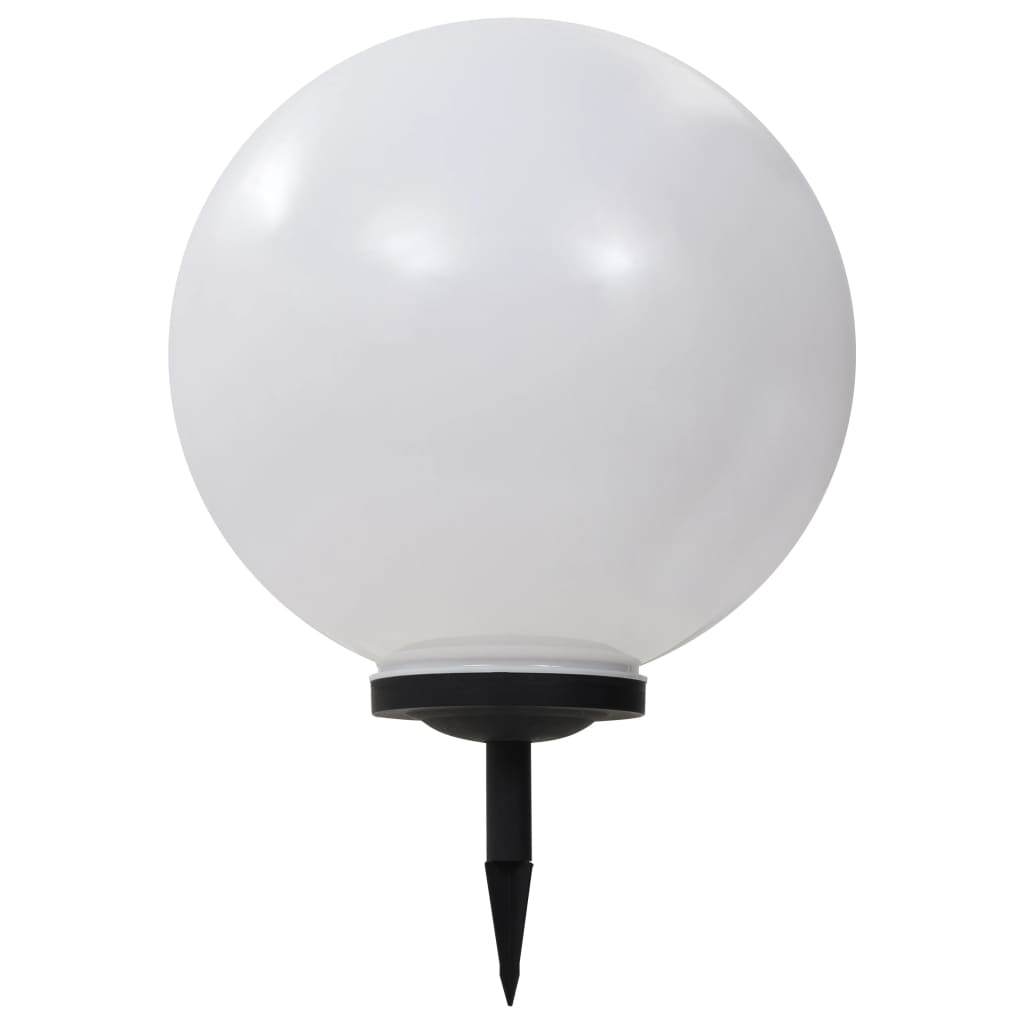 Außen-Solarlampen 4 Stk. LED Kugel 30 cm RGB