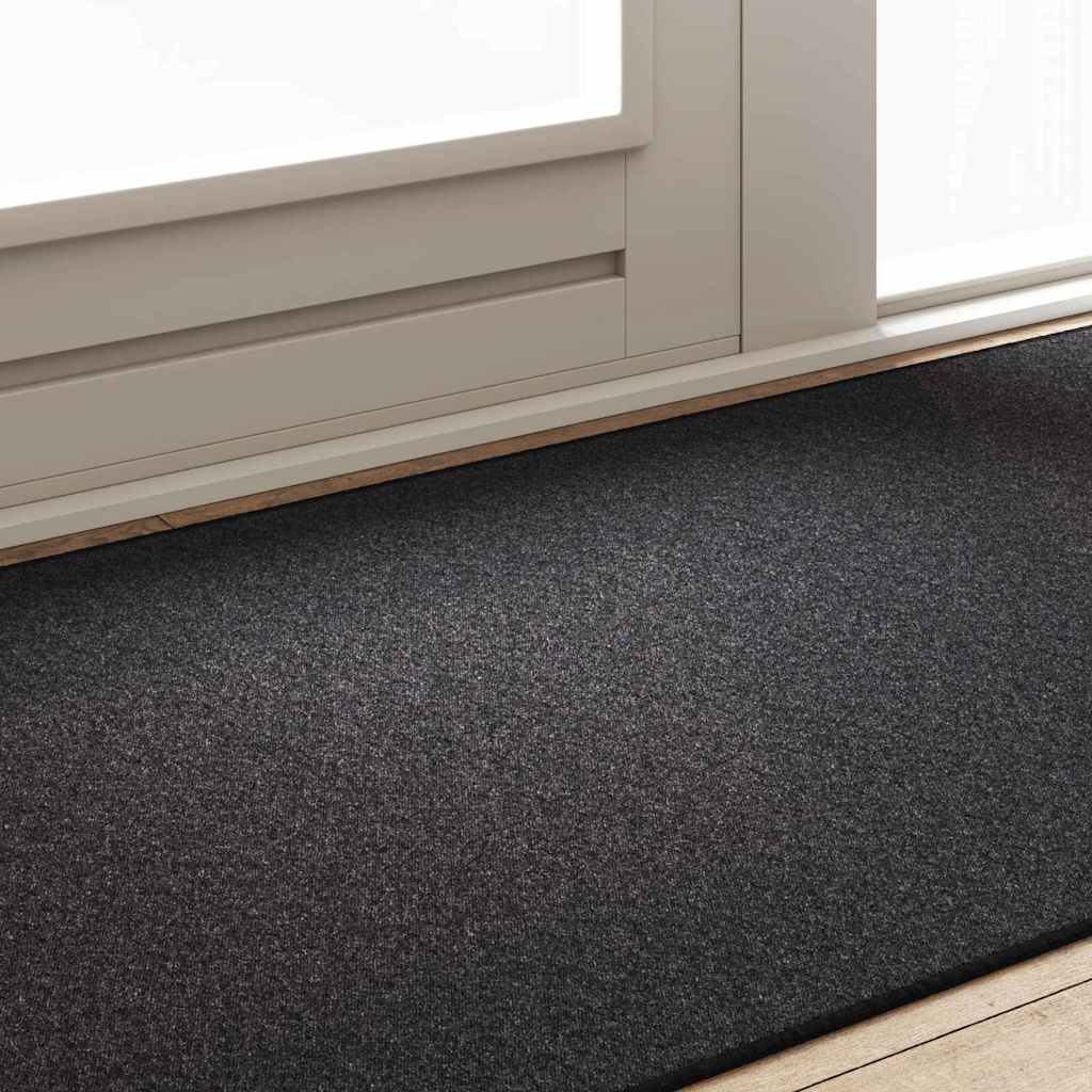Teppichläufer Anthrazit 80 x 500 cm 100% Polypropylen