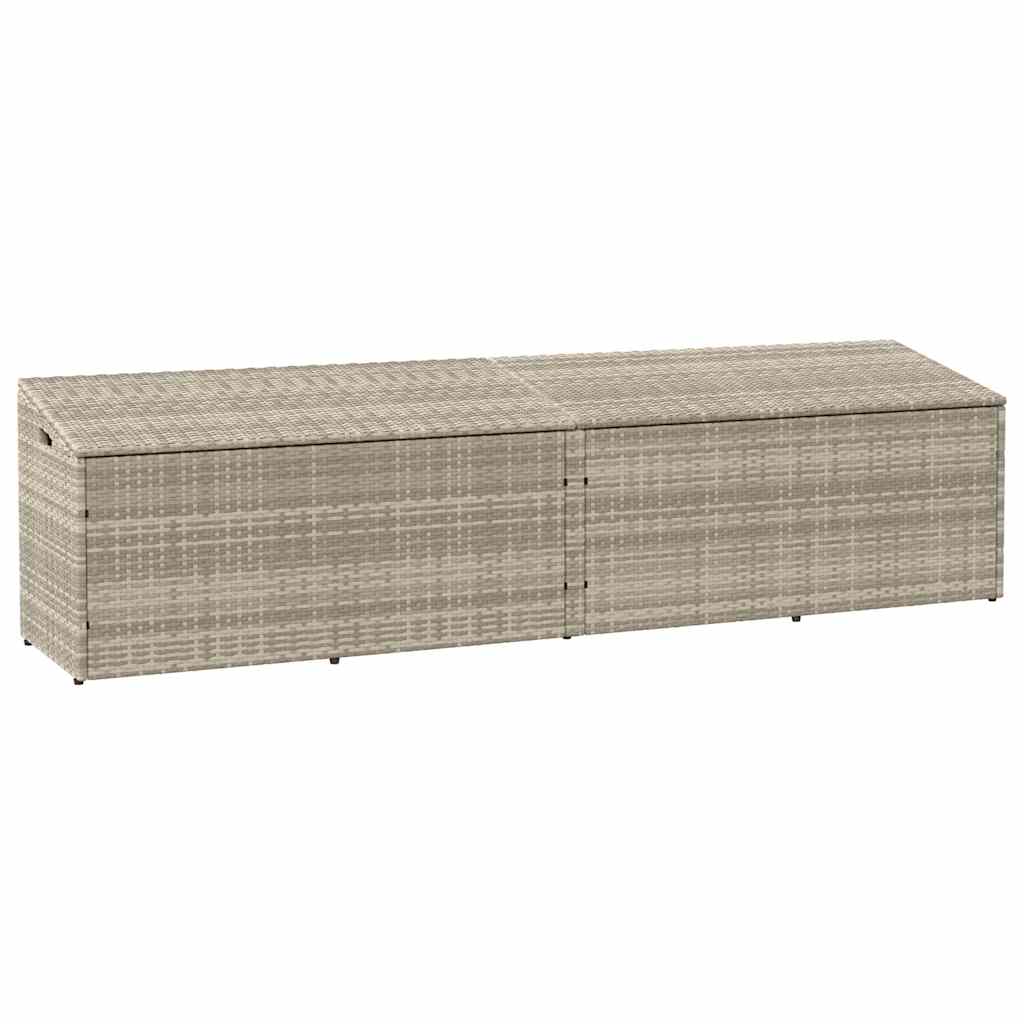 Garten-Aufbewahrungsbox Schwarz 110 x 50 x 58 cm Poly Rattan