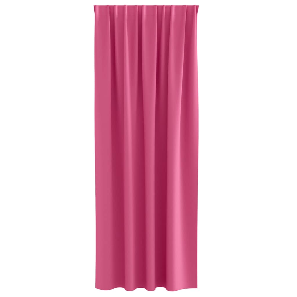 Verdunkelungs-Vorhänge mit Ringen 2 pcs Beige 140 x 140 cm