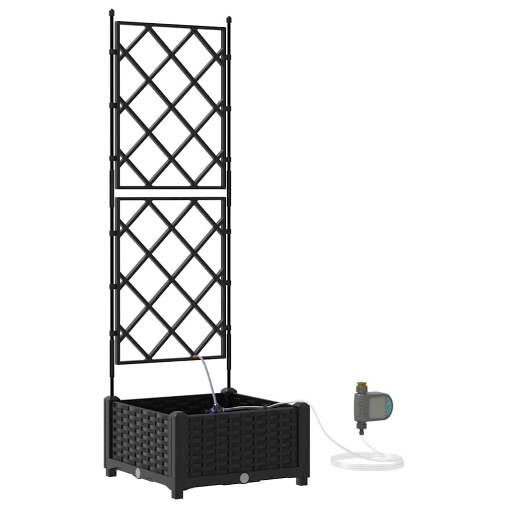 Garten-Pflanzgefäß 4 Stk. Braun 160 x 40 x 22 cm PP