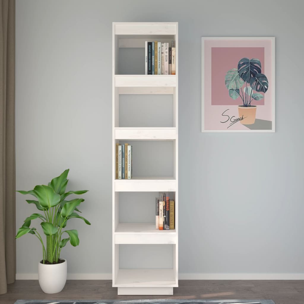 Bücherregal 40x35x71 cm Massivholz Kiefer