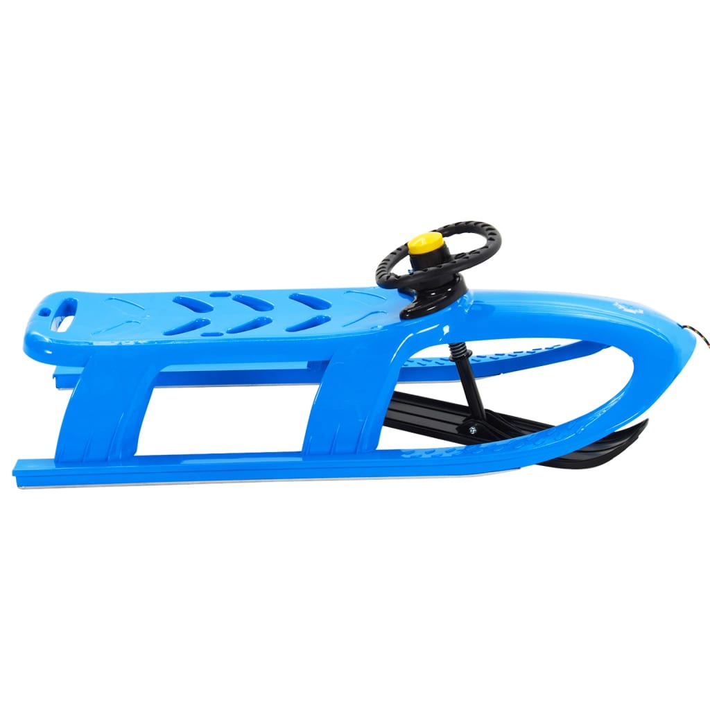 Schlitten für Kinder Blau 102,5x40x23 cm Polypropylen
