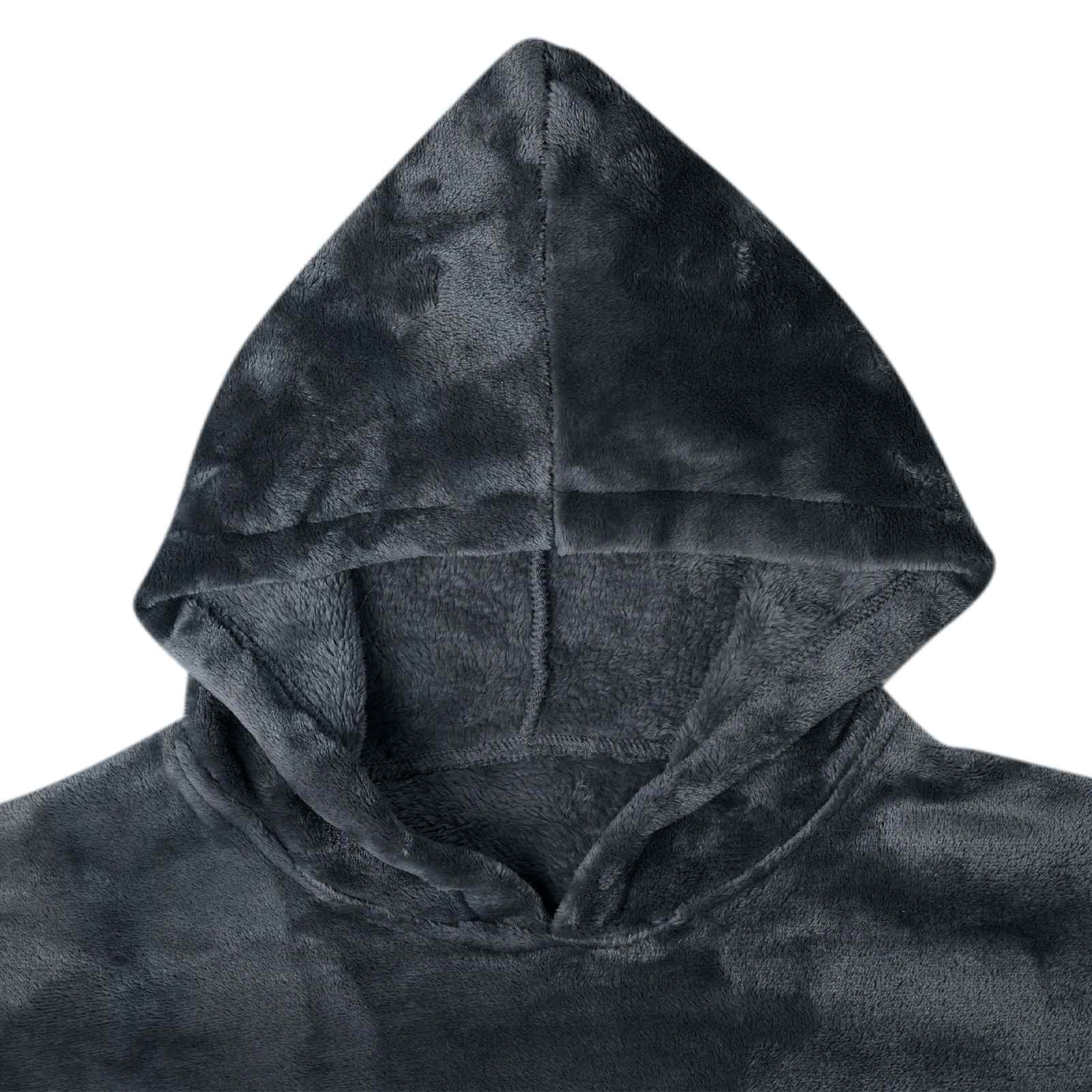 Decken-Hoodie Beige S Flanell