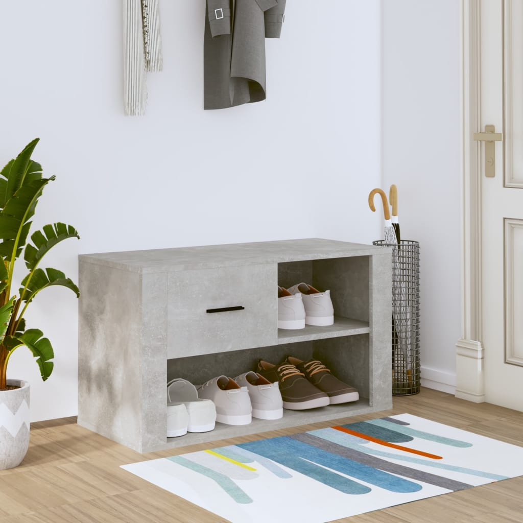 Schuhschrank Weiß 80x35x45 cm Holzwerkstoff
