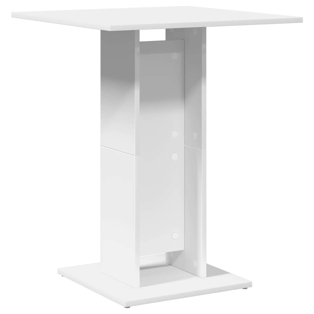 Bistrotisch Weiß 60x60x75 cm Holzwerkstoff