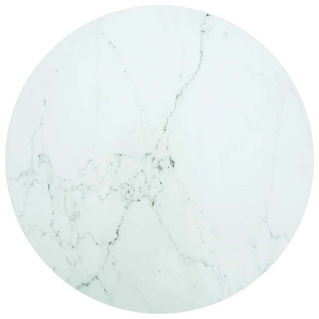 Tischplatte aus gehärtetem Glas quadratisch 700x700 mm