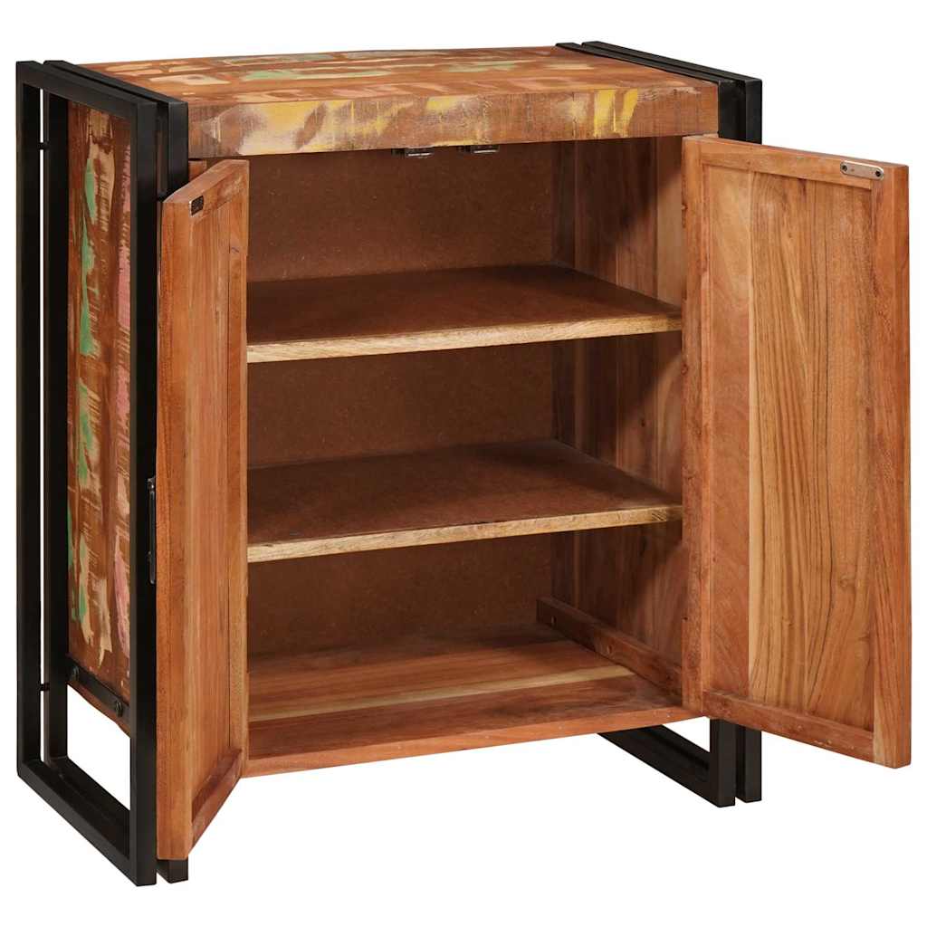 Nachttisch Braun 66 x 35 x 76 cm Massives, grobes Mangoholz