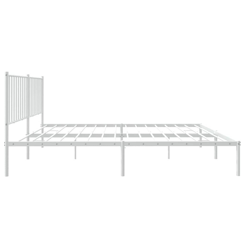 Bettgestell Metall Schwarz 75x190 cm