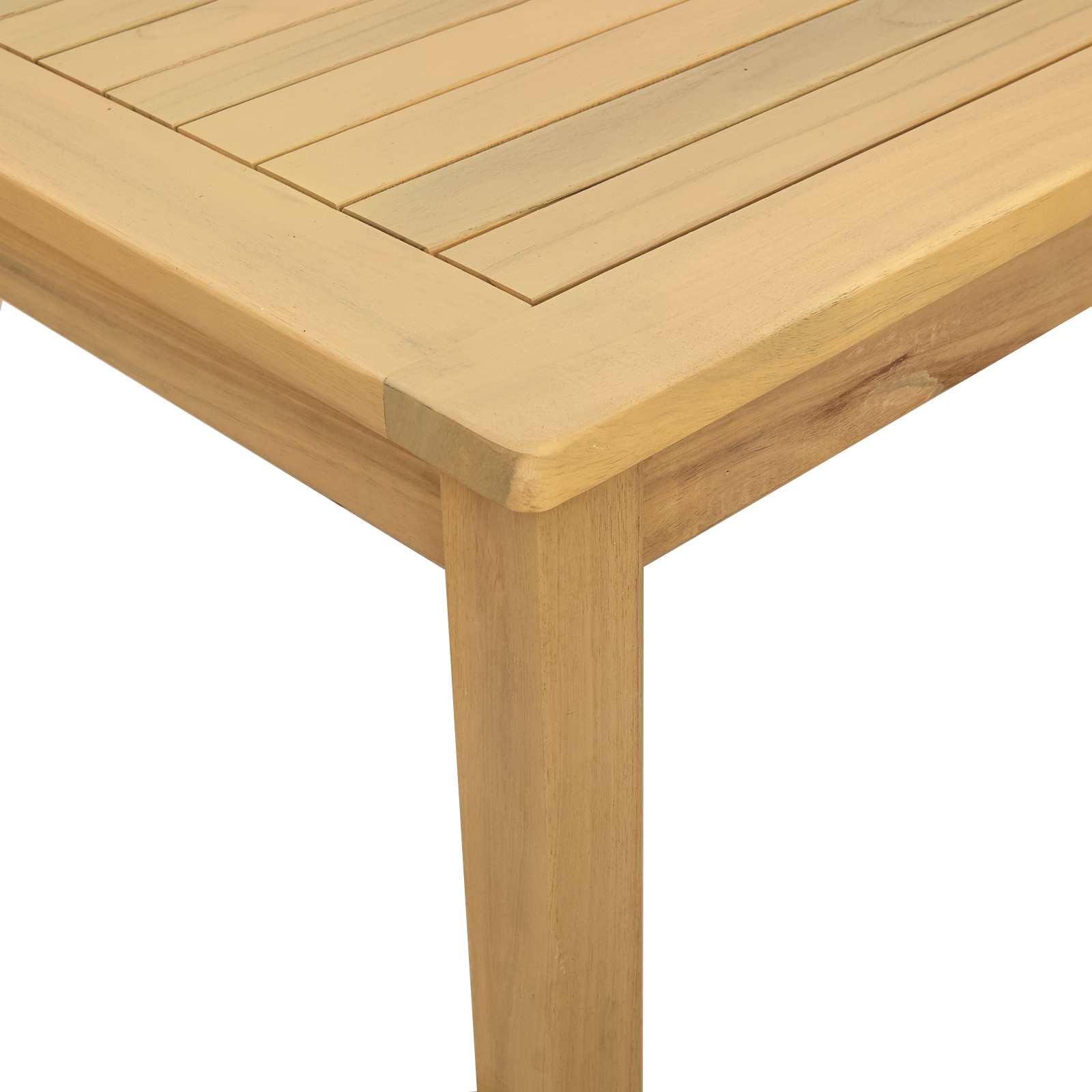 Couchtisch Helles Akazienholz 45 x 45 x 36 cm Massivholz Akazie