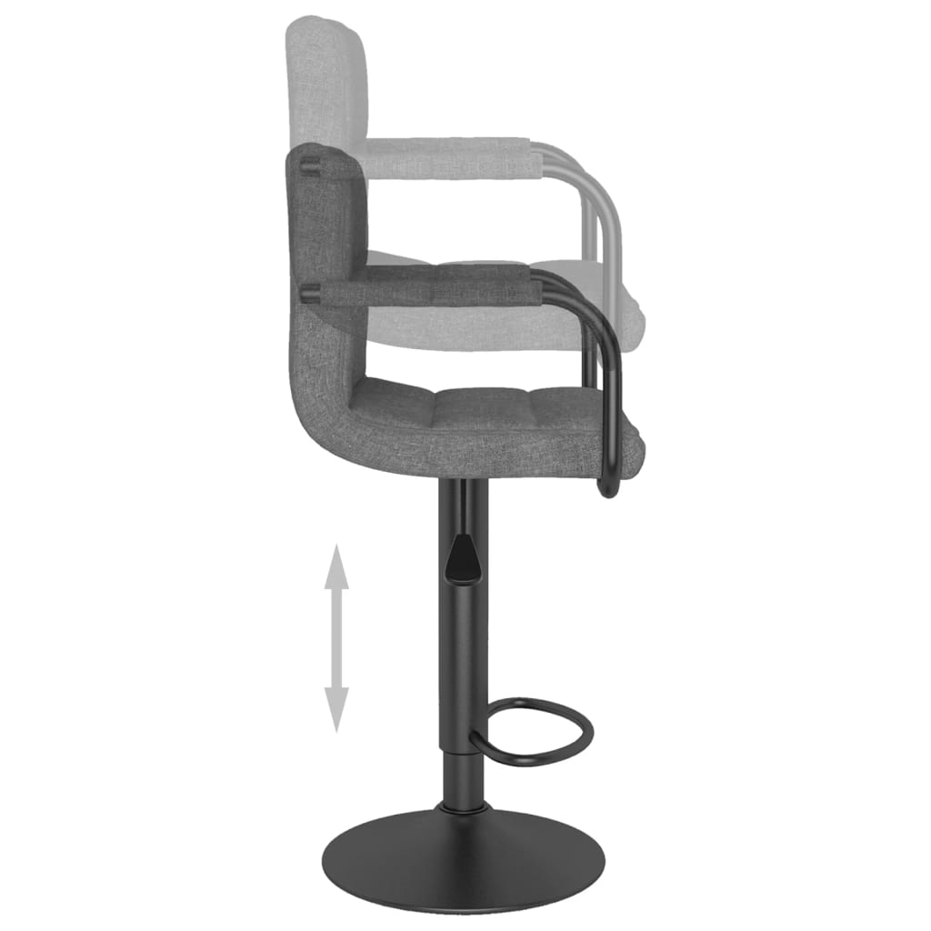 Barhocker Blau Stoff