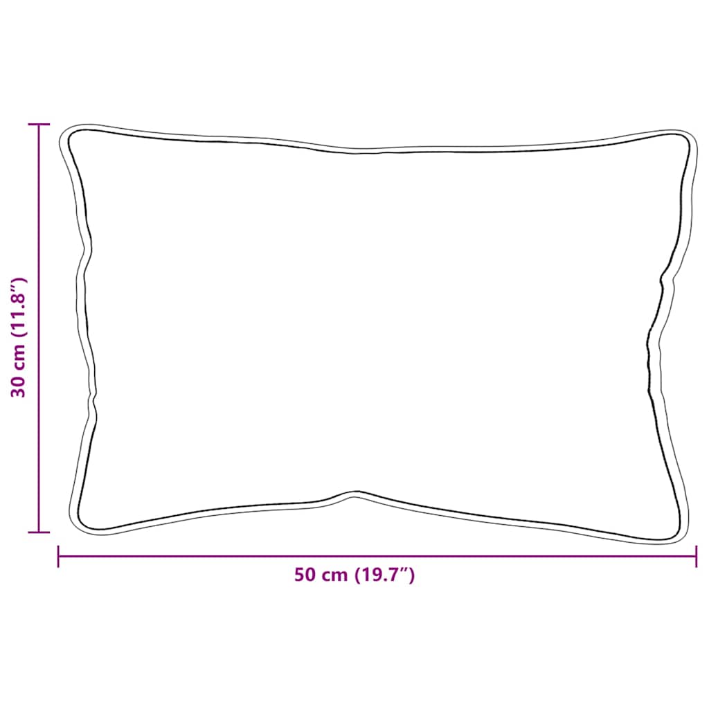 Kopfkissen mit Kissen Weiß 60 x 40 x 20 cm Polyester
