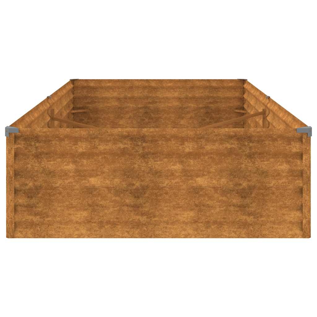 Garten-Hochbeet 100 x 50 x 36 cm Cortenstahl