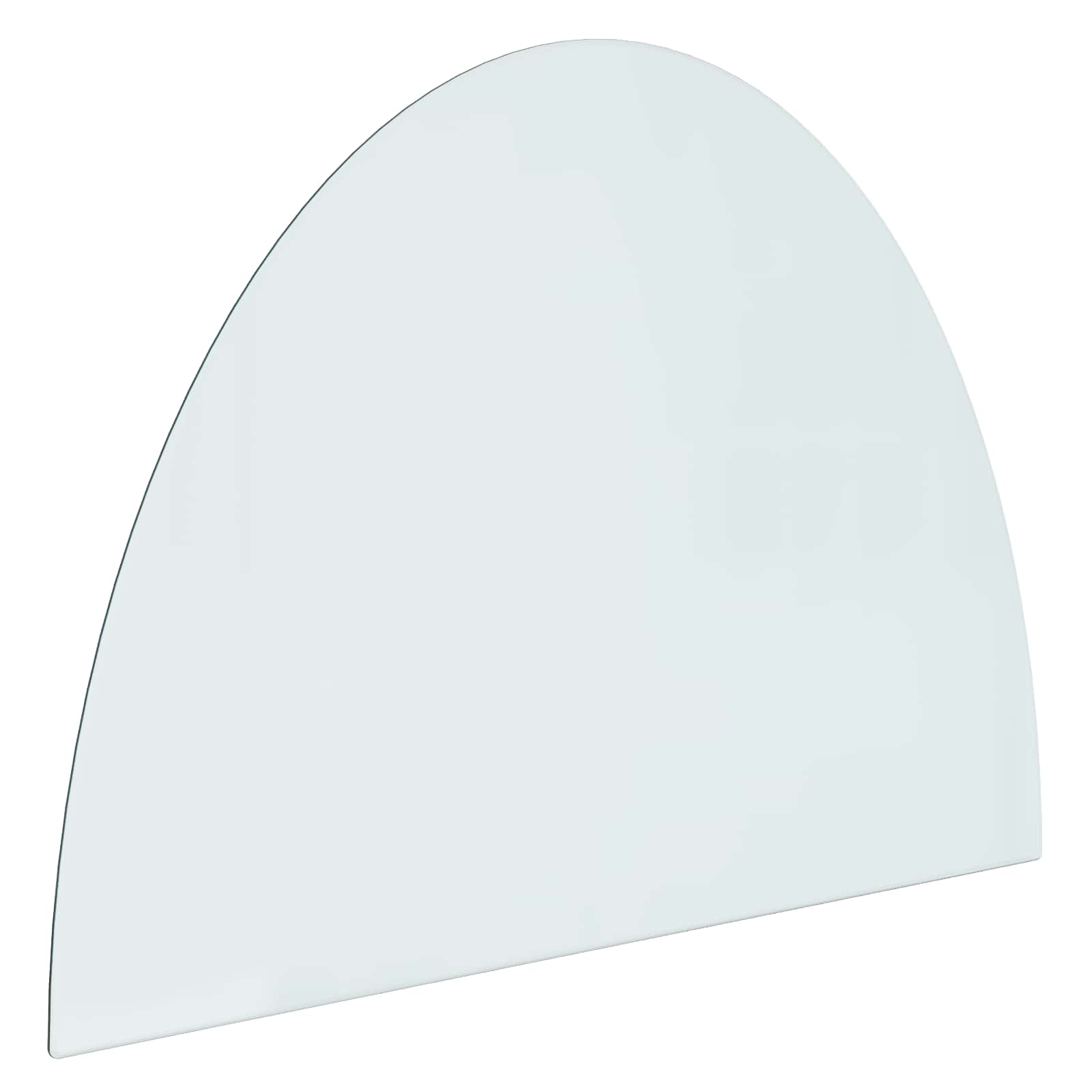Feuerstelle Glasplatte Transparent 800 x 500 mm Glas