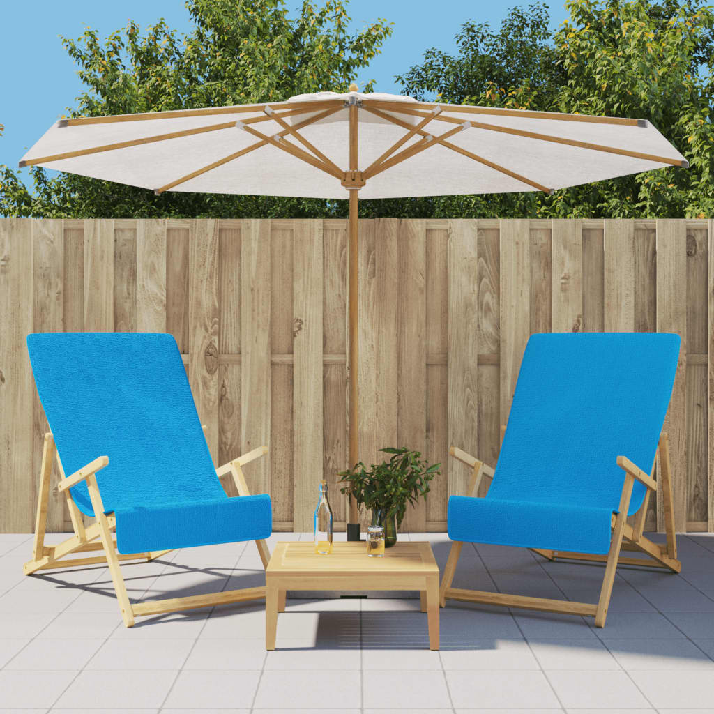 Strandtücher 4 Stk. Weiß 60x135 cm Stoff 400 GSM