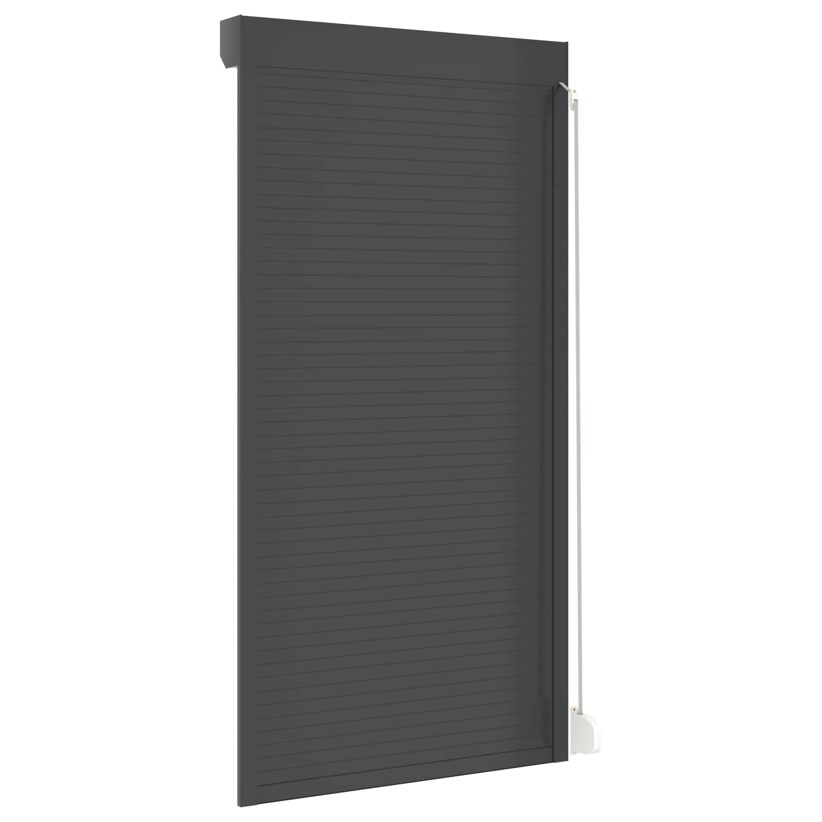 Rollladen Weiß 70 x 100 cm Aluminium und Polyurethan
