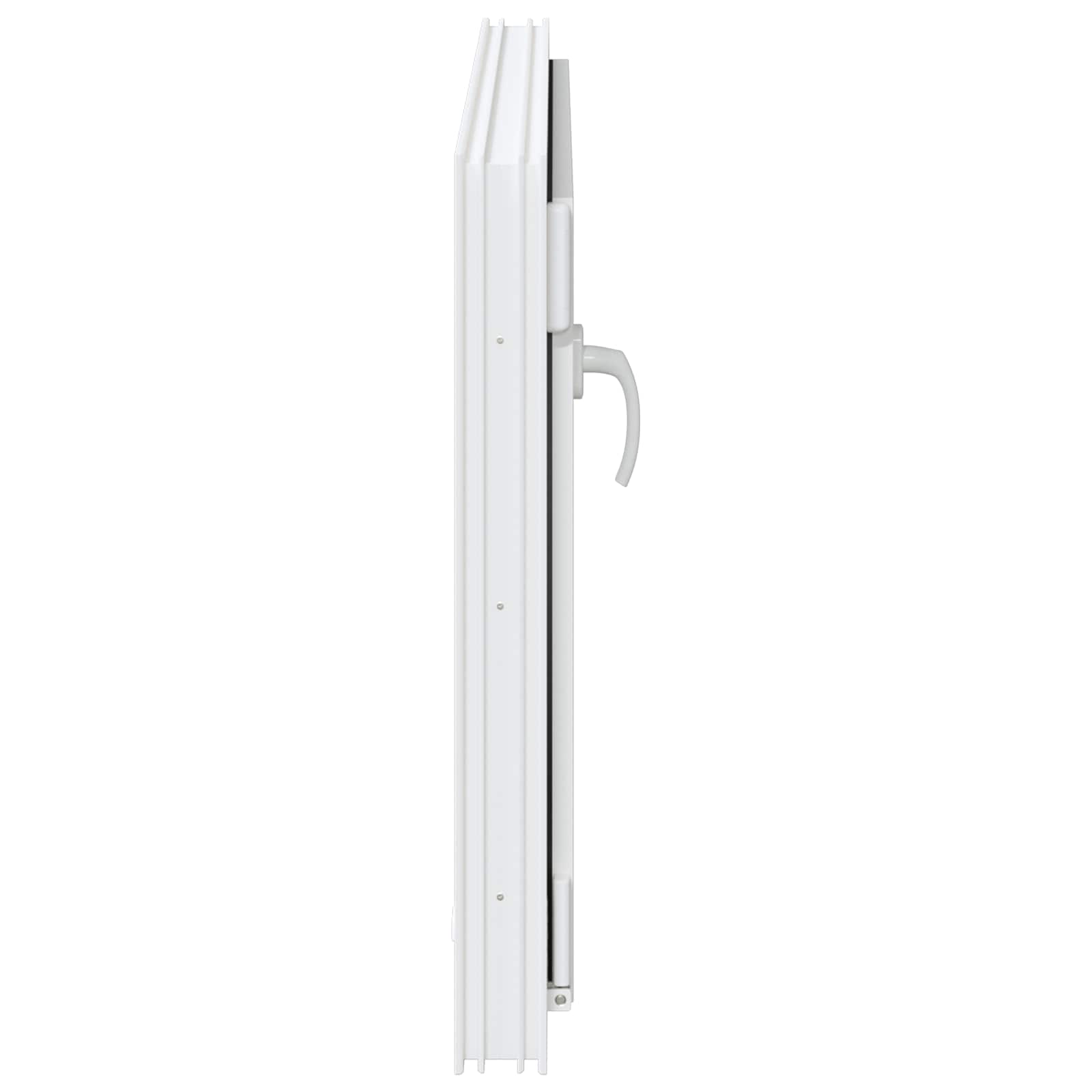 Kellerfenster RISOR 50 x 50 cm PVC und Glas Weiß