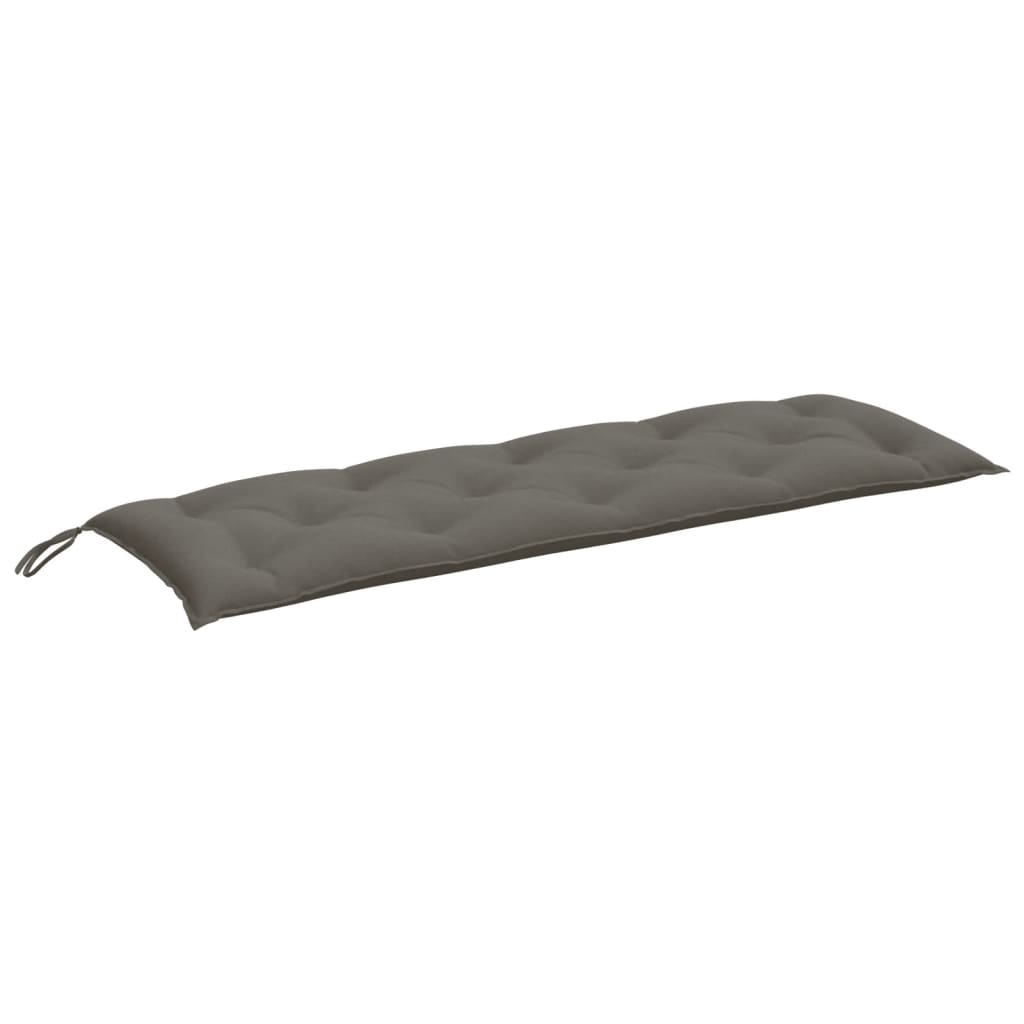 Gartenbank-Auflage Melange Anthrazit 100x50x7 cm Stoff