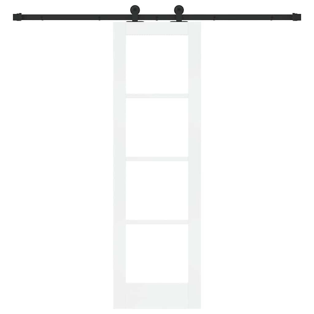 Schiebetür ORKDAL Natürlich und Schwarz 61 x 198,5 cm