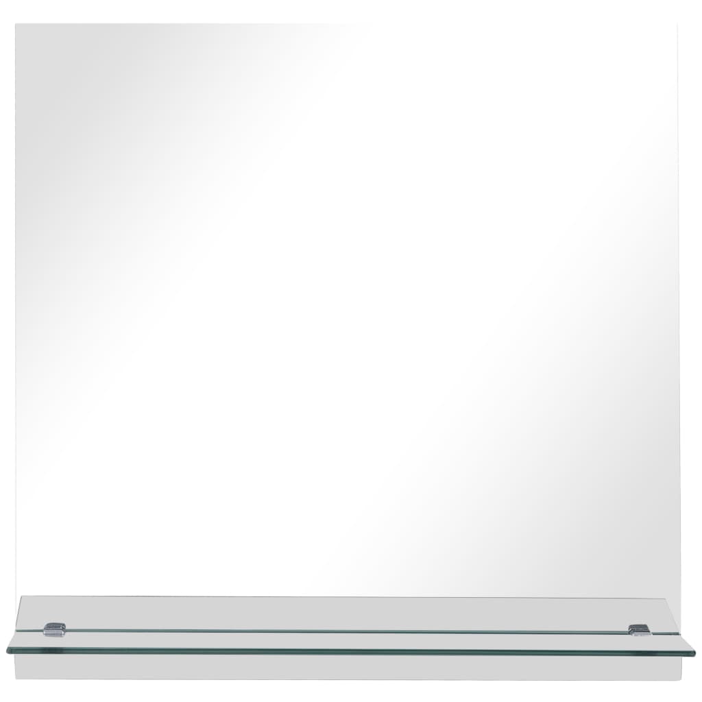 Wandspiegel mit Regal 20×40 cm Hartglas