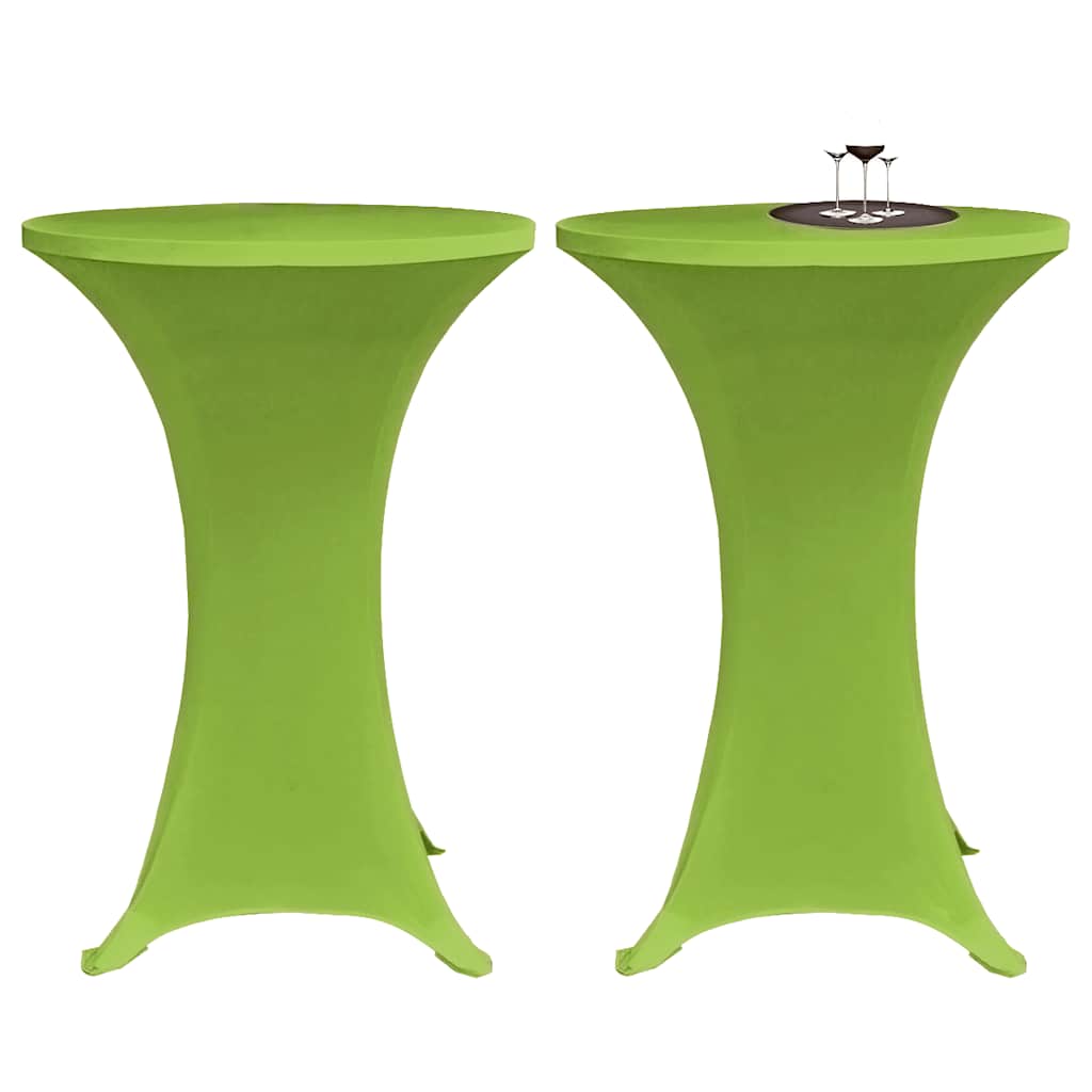 Tischhusse Stretchhusse 2 Stk 70 cm Anthrazit
