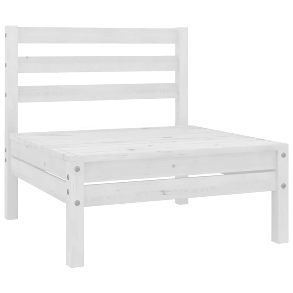 10-tlg. Garten-Lounge-Set Massivholz Kiefer