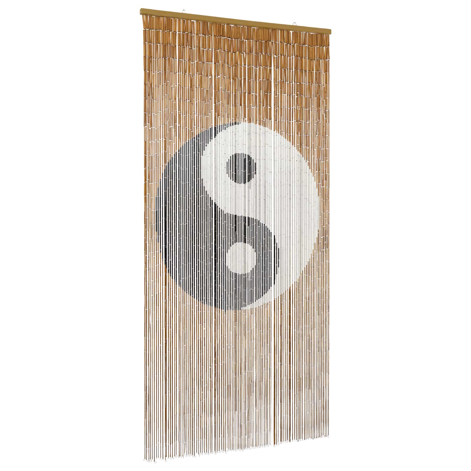 Insekten-Türvorhang Bambus Druck 90x220 cm Bambus