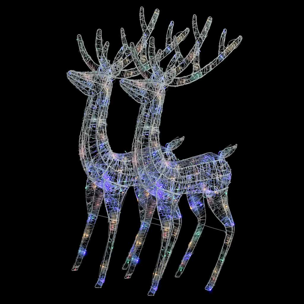 Rentiere Weihnachtsdekoration 2 Stk. 60x16x100 cm Acryl