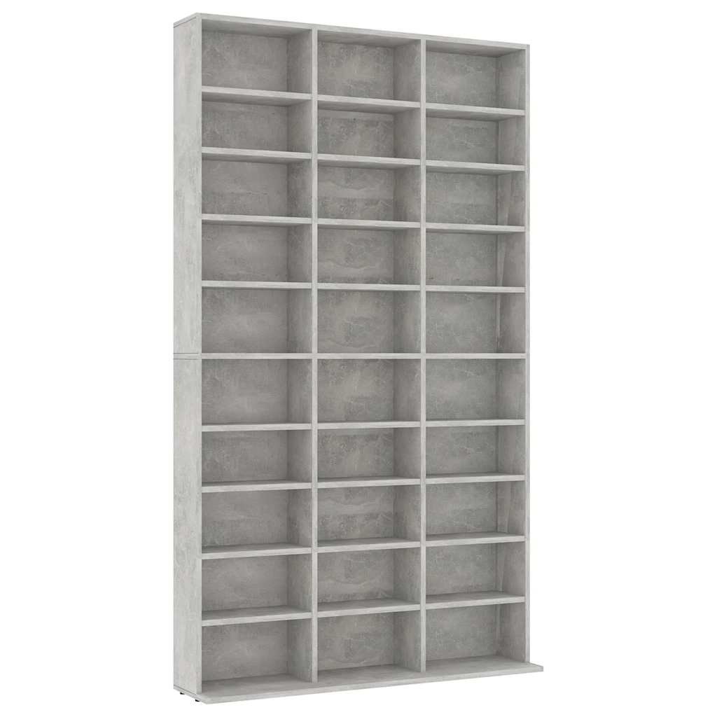 CD Regal Schwarz Eichen-Optik 101 x 23 x 177,5 cm Holzwerkstoff