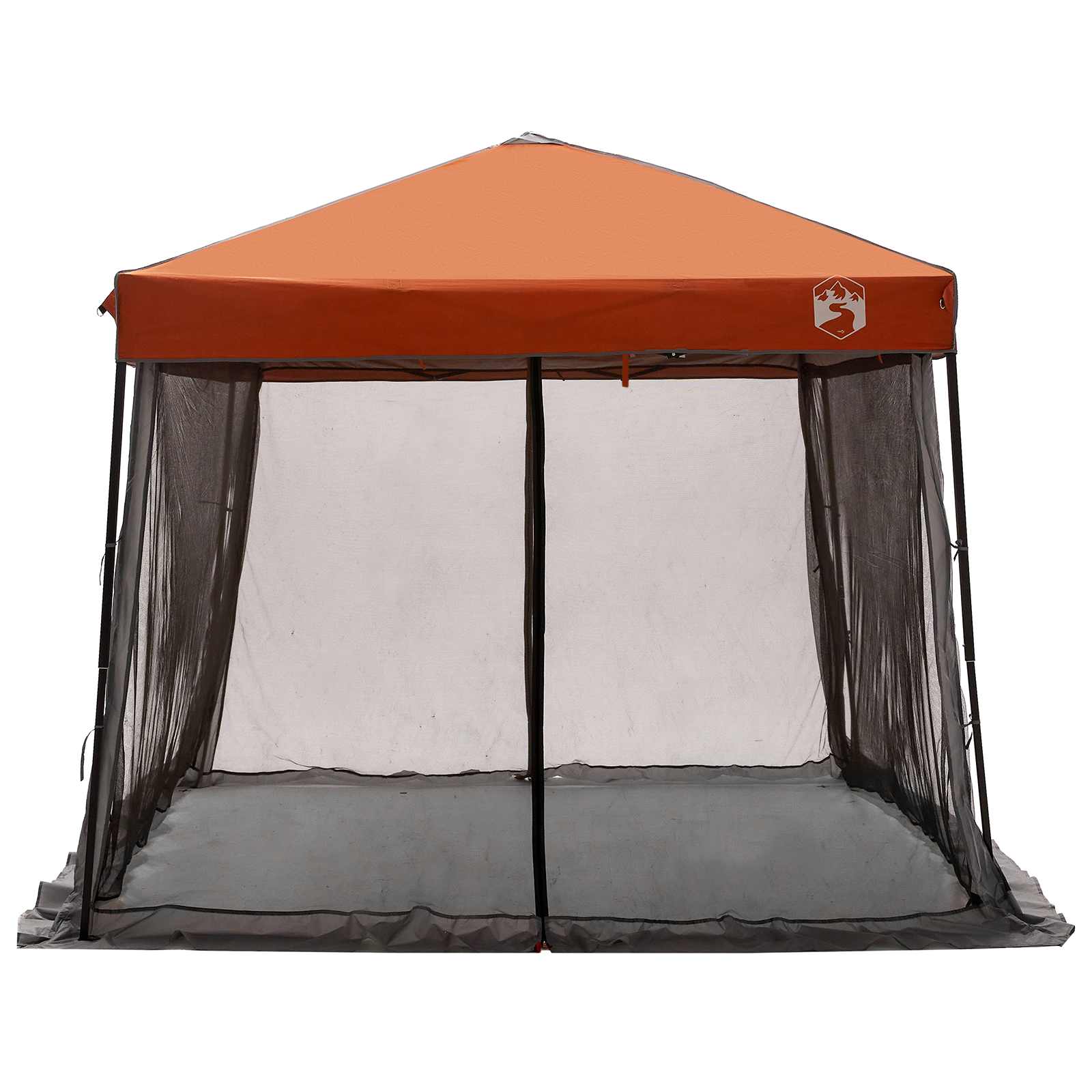 Camping-Zelt-Set mit Dach 2 pcs Blau Taffeta und Stoff