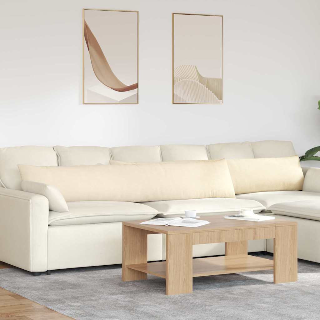 Sofakissen 2 Stück Hellgrau 50 x 30 cm Cordstoff