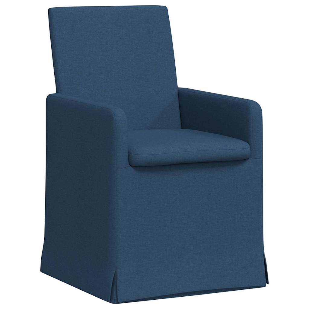 Esszimmerstühle 2 pcs Hellgrau 57 x 67 x 95 cm Stoff