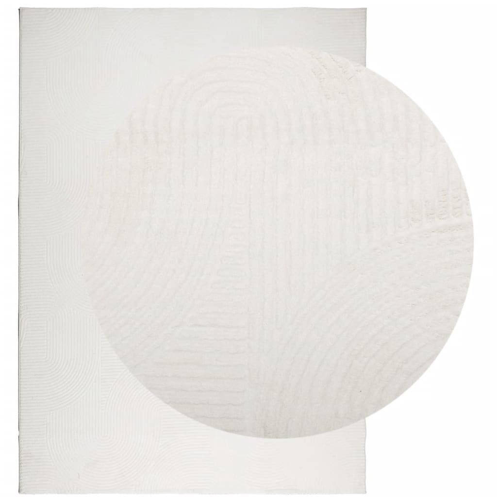 Teppich IZA Kurzflor Skandi-Stil Anthrazit 80x150 cm