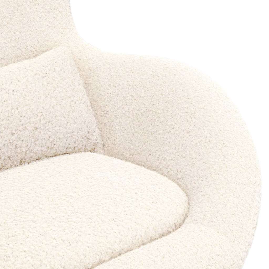 Eiersessel Hellgrau 63 x 73 x 90 cm Stoff