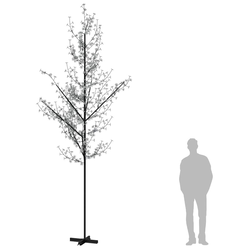 LED-Baum mit Kirschblüten Warmweiß 368 LEDs 300 cm
