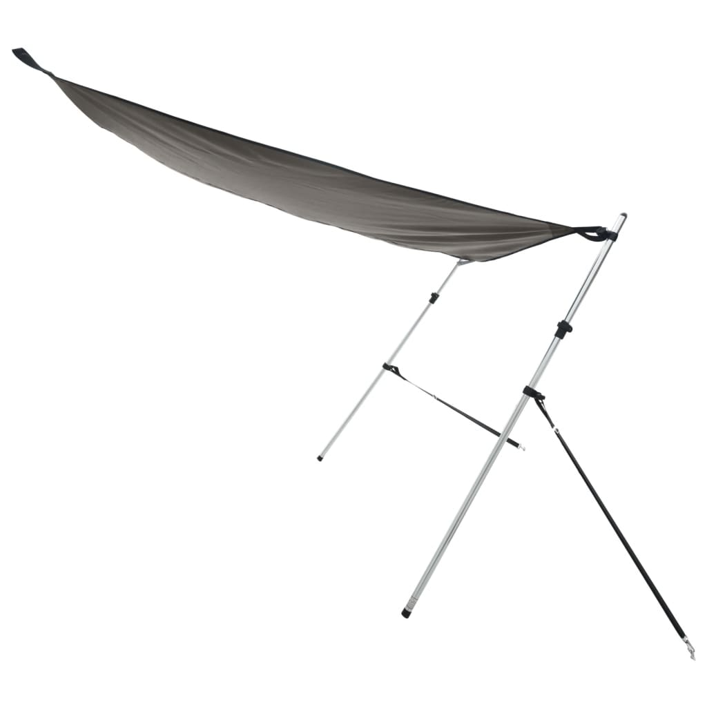 T-Top-Beschattungsverlängerung Weiß 170x170x(113-182,5) cm