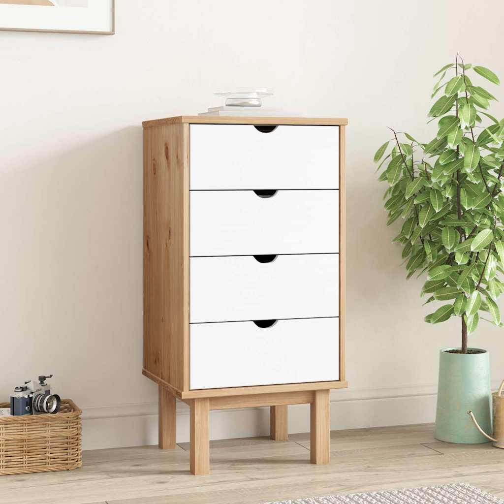 Schubladenschrank OTTA 45x39x90 cm Massivholz