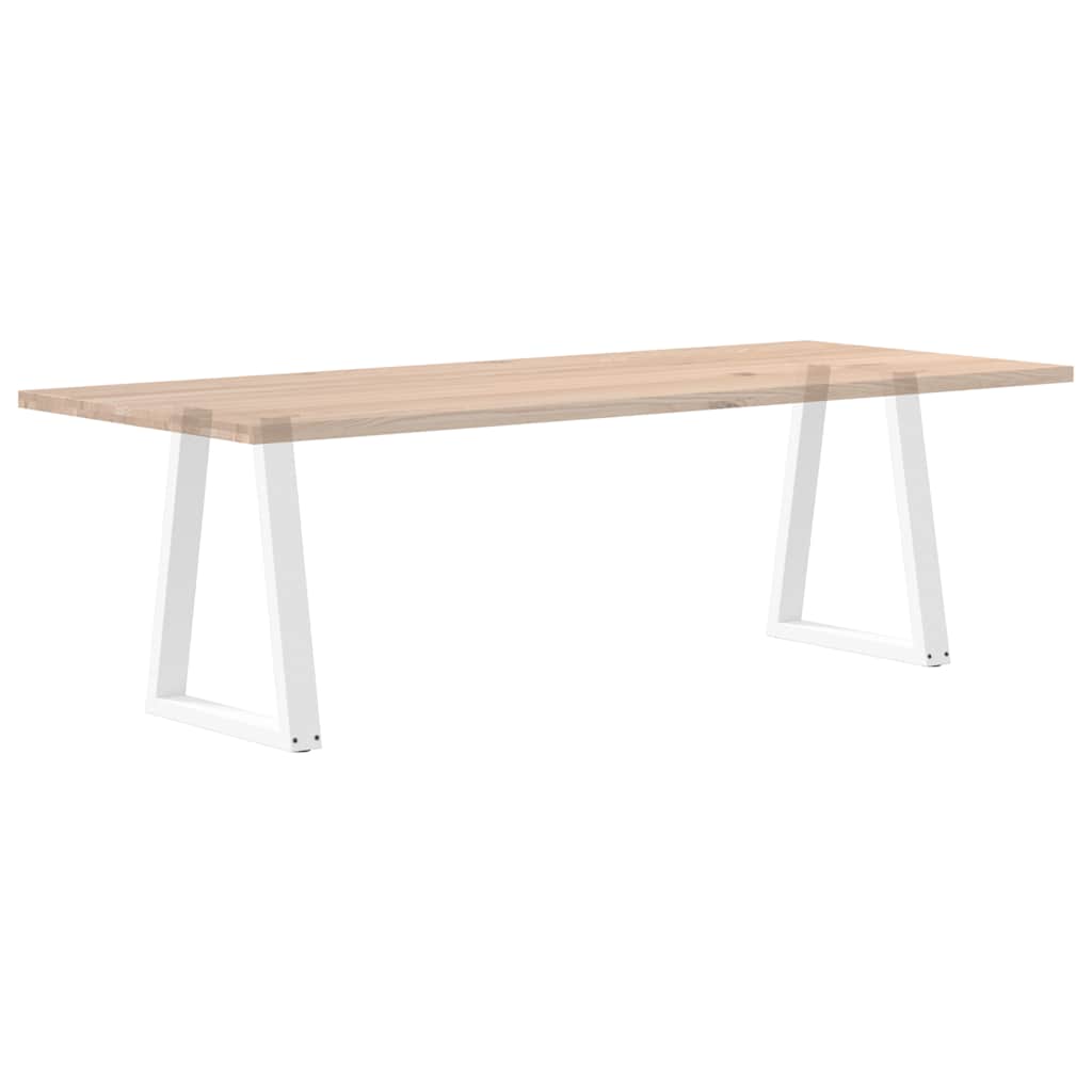 Couchtischbeine V-Form 2 Stück Schwarz 30x(30-31,3) cm Stahl