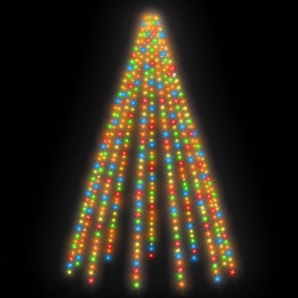 Weihnachtsbaum-Lichternetz mit 180 LEDs Kaltweiß 180 cm
