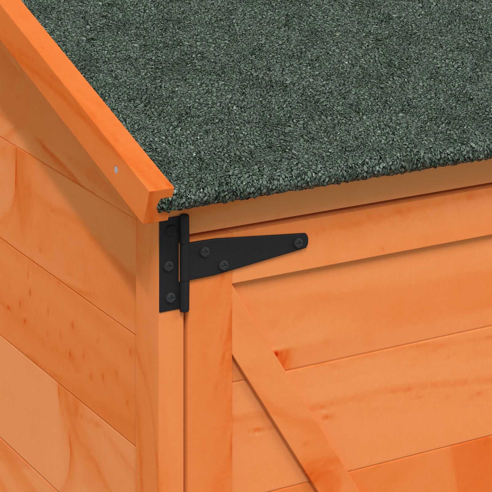 Gartenschuppen Natur 59,5 x 56 x 113,5 cm Massivholz aus Fichte