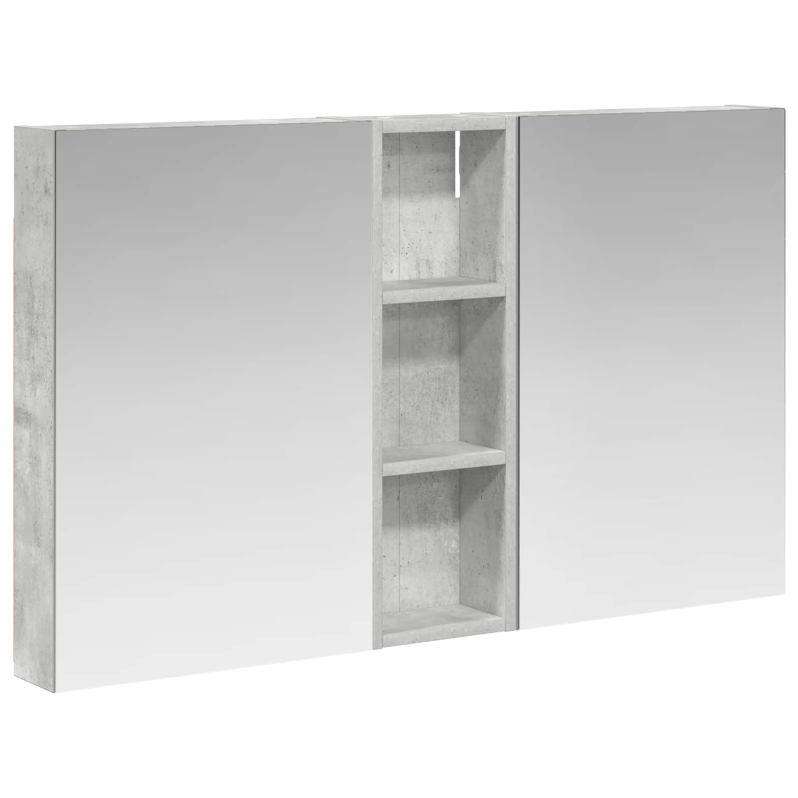 Badezimmerschrank-Set 3 pcs 80 x 10,5 x 50 cm Holzwerkstoff