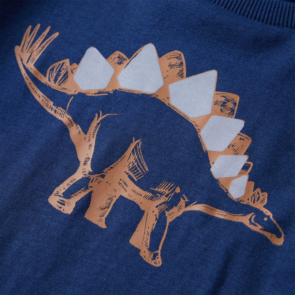 Kinder-Langarmshirt Dunkelrot 116