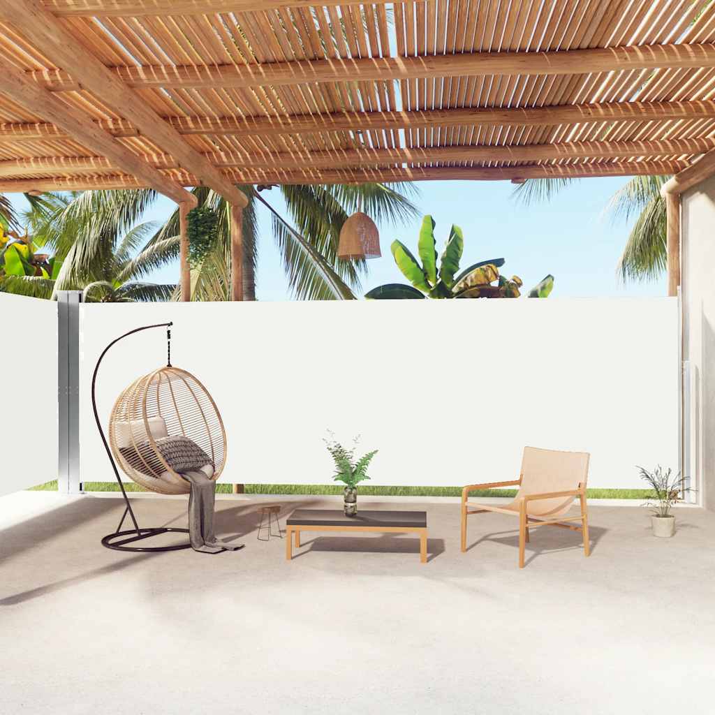 Ausziehbare Seitenmarkise 160×600 cm Braun