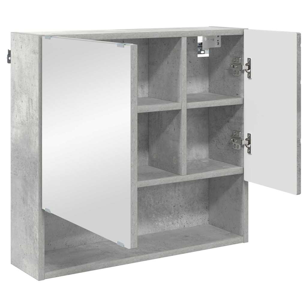 Badezimmermöbel-Set mit Tür 3 pcs Weiß Holzwerkstoff & Metall