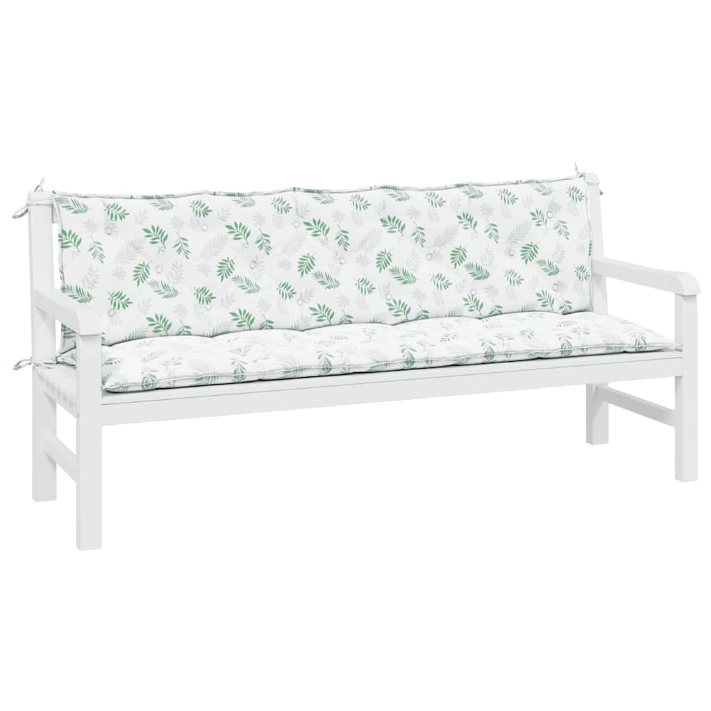 Gartenbank-Auflage Anthrazit 100x(50+50)x7 cm Oxford-Gewebe
